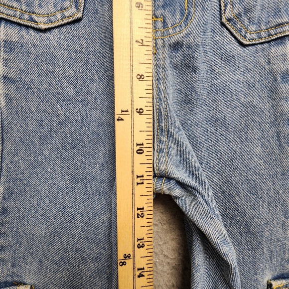 Lioness The Stacey Cargo Jeans Womens Medium (Fits 27x28) High Rise Straight Leg - Picture 11 of 13